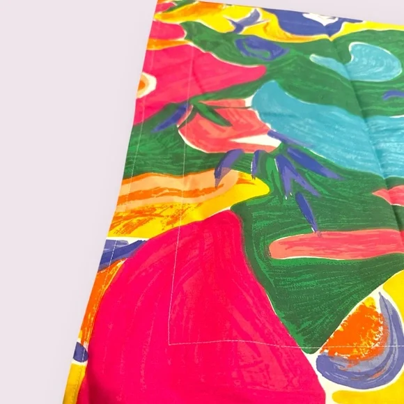 Vintage Ralph Lauren Set Of Two Pillowcases Costa Paradiso Tropical - Picture 4 of 10